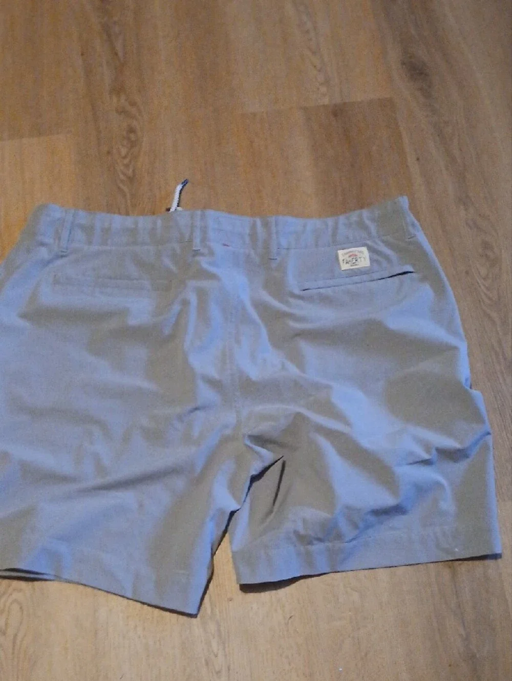 Faherty All Day Men's Light Blue Flat-Front Shorts